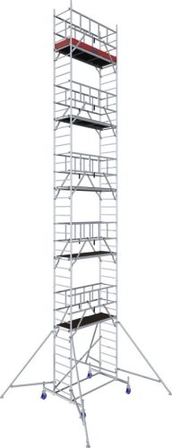 MONTO ProTec alumínium gurulóállvány, munkamagasság kb. 12,30 m
