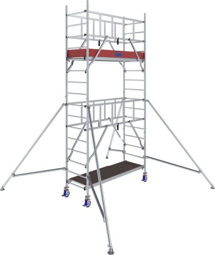 MONTO ProTec 1000 alumínium gurulóállvány, munkamagasság kb. 5,20 m