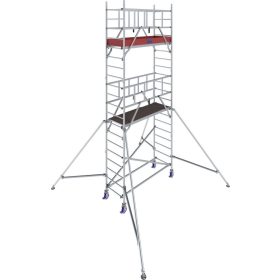   MONTO ProTec 1000 alumínium gurulóállvány, munkamagasság kb. 6,20 m