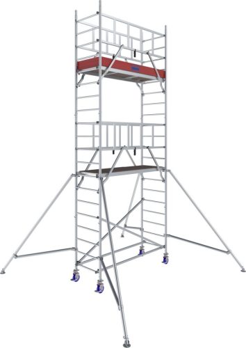 MONTO ProTec 1000 alumínium gurulóállvány, munkamagasság kb. 6,20 m