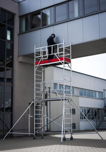MONTO ProTec 1000 alumínium gurulóállvány, munkamagasság kb. 6,20 m