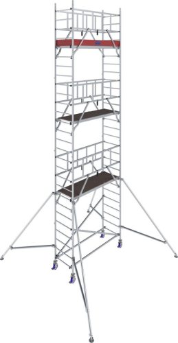 MONTO ProTec 1000 alumínium gurulóállvány, munkamagasság kb. 8,20 m