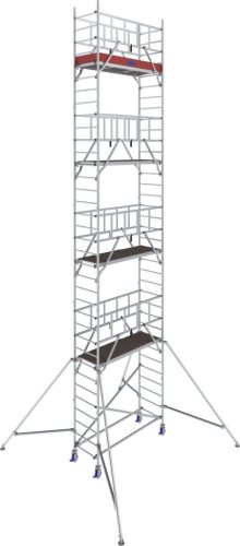 MONTO ProTec 1000 alumínium gurulóállvány, munkamagasság kb. 10,20 m