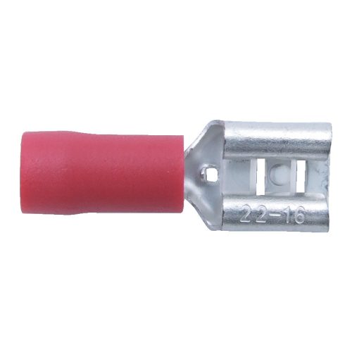 6.30MM KÁBELSARU LAPOS 'ANYA' CSATLAKOZÓVAL PIROS (100 DB/CS)