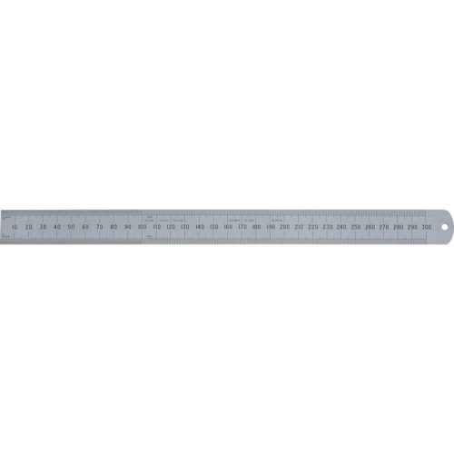 300MM FLEXIBILIS ROZSDAMENTES VONALZÓ LEKEREKÍTETT VÉGGEL