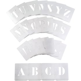 50MM ACÉL STENCIL BETŰK (26 DB-OS KLT.)