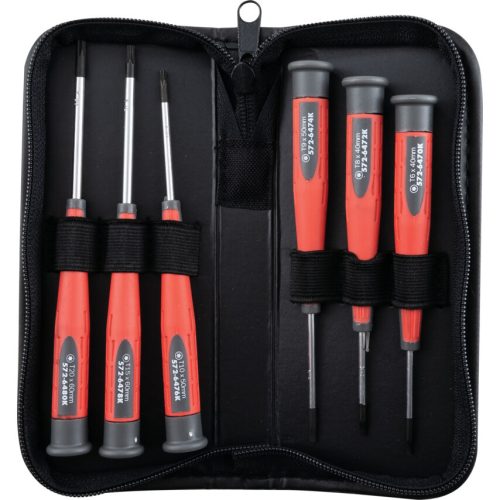 6 DB-OS TORX PRO-TORQ PRECÍZIÓS CSAVARHÚZÓ KÉSZLET