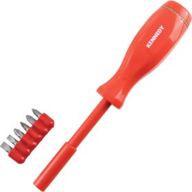   1/4" RACSNIS HATSZÖG CSAVARHÚZÓ BIT BEHAJTÓ 6 DB BITTEL