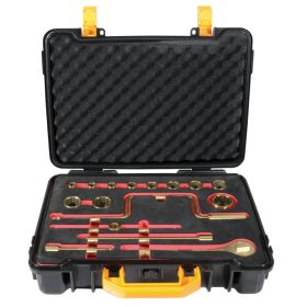   SZIKRAMENTES DUGÓKULCS KÉSZLET 1/2" MEGHAJTÓVAL 16 DB-OS