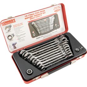   10-19MM RACSNIS CSILLAG-VILLÁSKULCS CSUKLÓS FEJJEL 10 DB-OS KÉSZLET