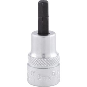   3MM HATSZÖGŰ FELTŰZHETŐ CSAVARBEHAJTÓ 3/8"MEGHAJTÓVAL