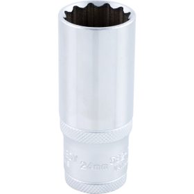 24MM HOSSZÚ DUGÓKULCS 1/2" MEGHAJTÓVAL