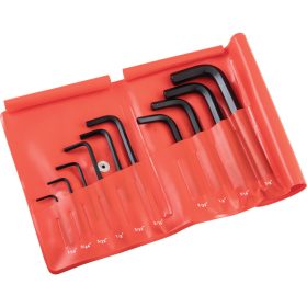 1/16"-3/8" HATSZÖGKULCS KÉSZLET (10 DB-OS)