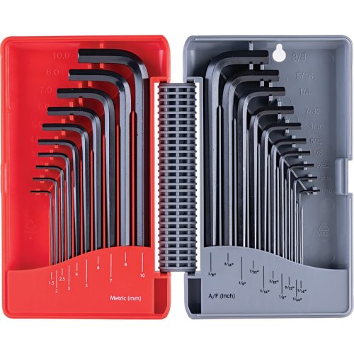 HOSSZÚ HATSZÖGKULCS KÉSZLET MM/AF 20 DB-OS